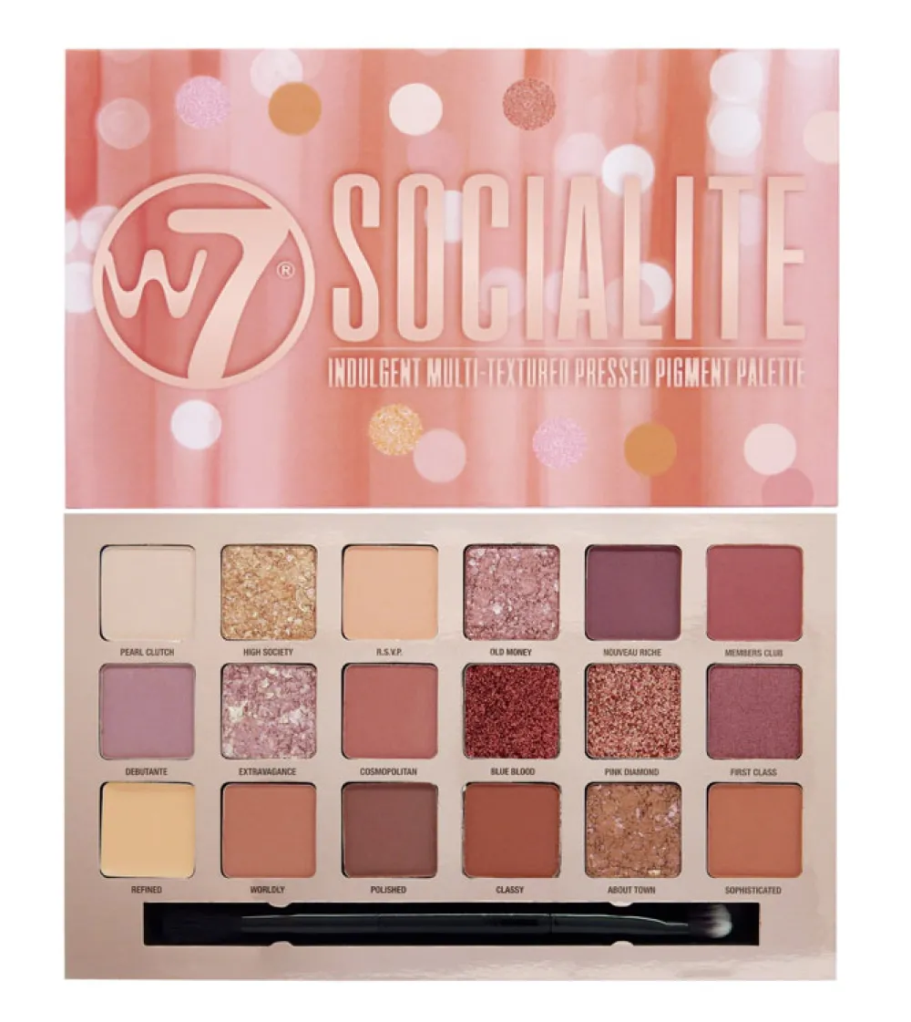 Paleta de sombras Socialite>W7 Best