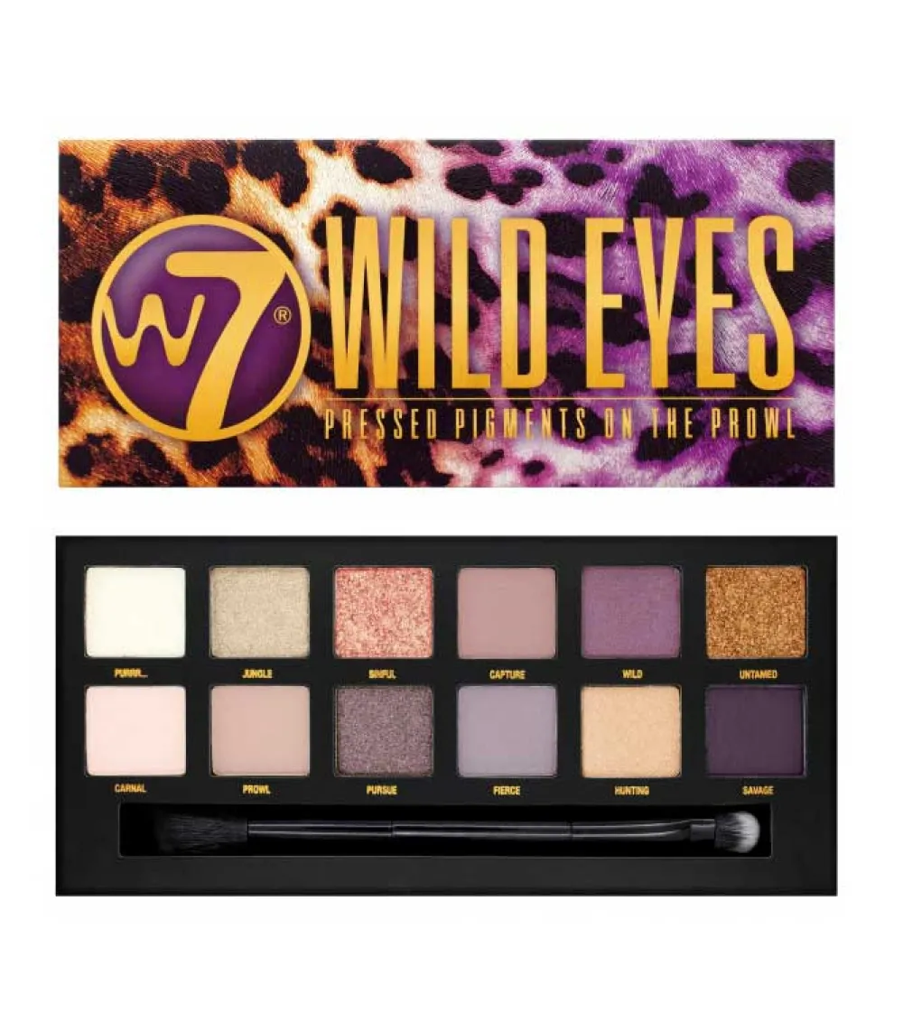 Paleta de sombras Wild Eyes>W7 Hot