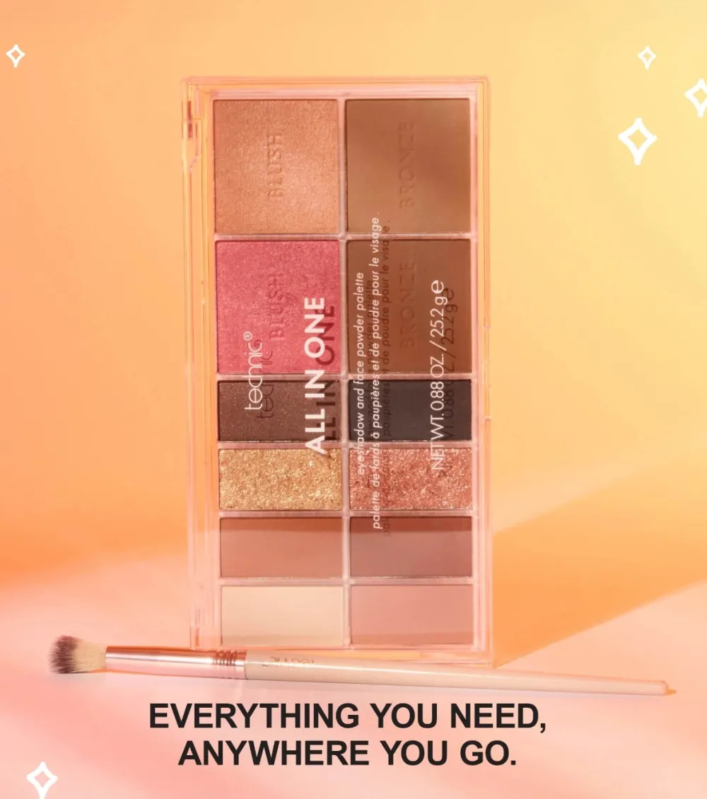 Paleta de sombras y rostro All in One>Technic Cosmetics Clearance
