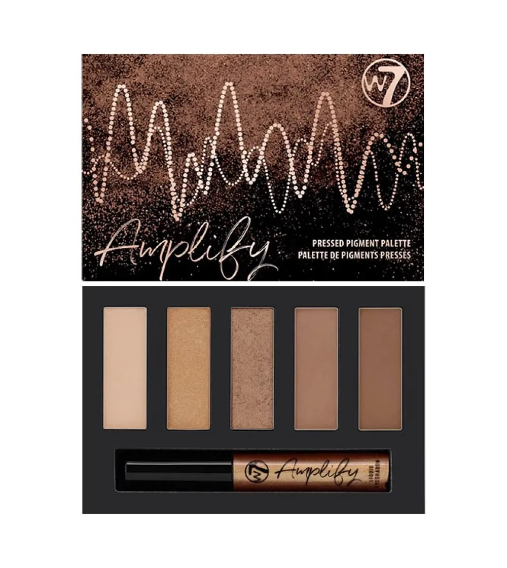 Paleta pigmentos prensados Amplify - Knockout>W7 Clearance