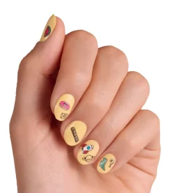 Pegatinas para uñas Happiness Looks Good On You><noscript><img width=