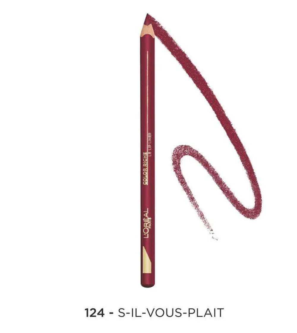 Perfilador de Labios Lip Liner Couture Colour Riche - 124: S'il vous plait>Loreal Paris Hot
