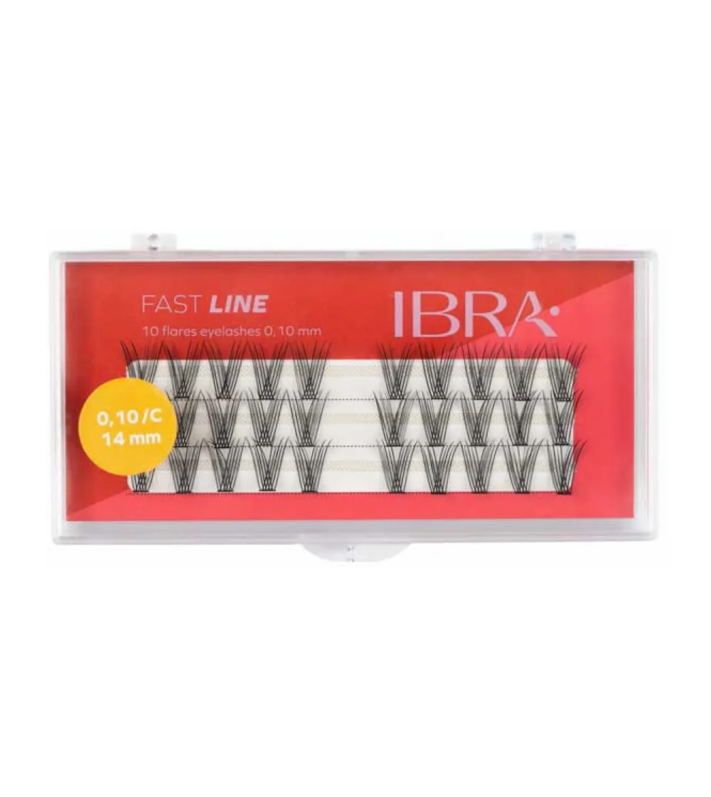 Pestañas postizas individuales Fast Line 0.10 C - 14mm>Ibra Clearance