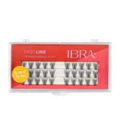 Pestañas postizas individuales Fast Line 0.10 C - 12mm>Ibra
