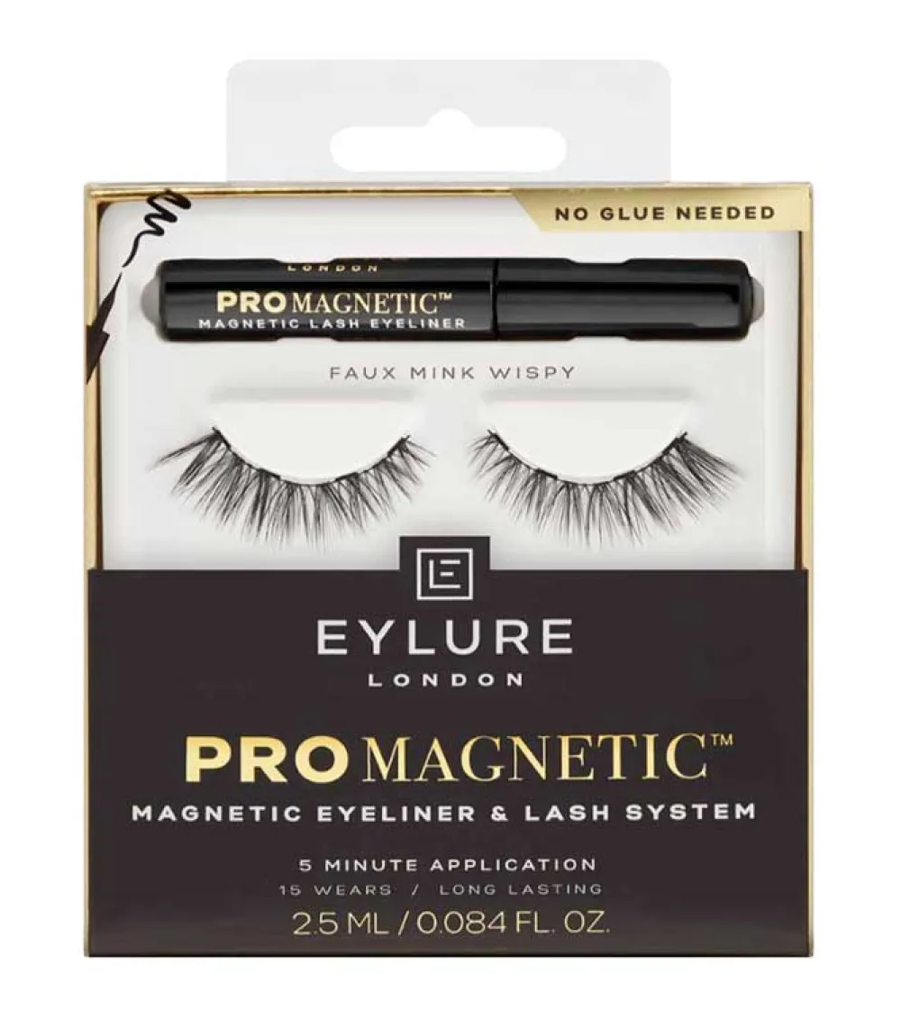 Pestañas postizas magnéticas con eyeliner Pro Magnetic - Faux Mink Wispy>Eylure