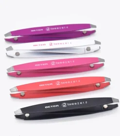 Pinza de depilar doble 2 Tweezers - Blanca>Beter Hot
