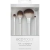 *Precious Metals* - Set de 4 brochas Cheek + Eye Highlight>Ecotools New