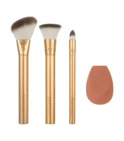 *Precious Metals* - Set de 3 brochas + Esponja>Ecotools Clearance