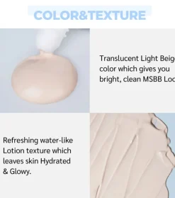 Protector solar con color No.1 Pure Glass Clean Tone Up SPF 50+ PA++++><noscript><img width=