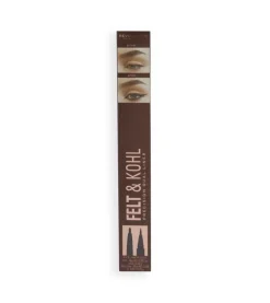 Revolution - Delineador de ojos Felt & Kohl Precision Dual Liner - Brown><noscript><img width=