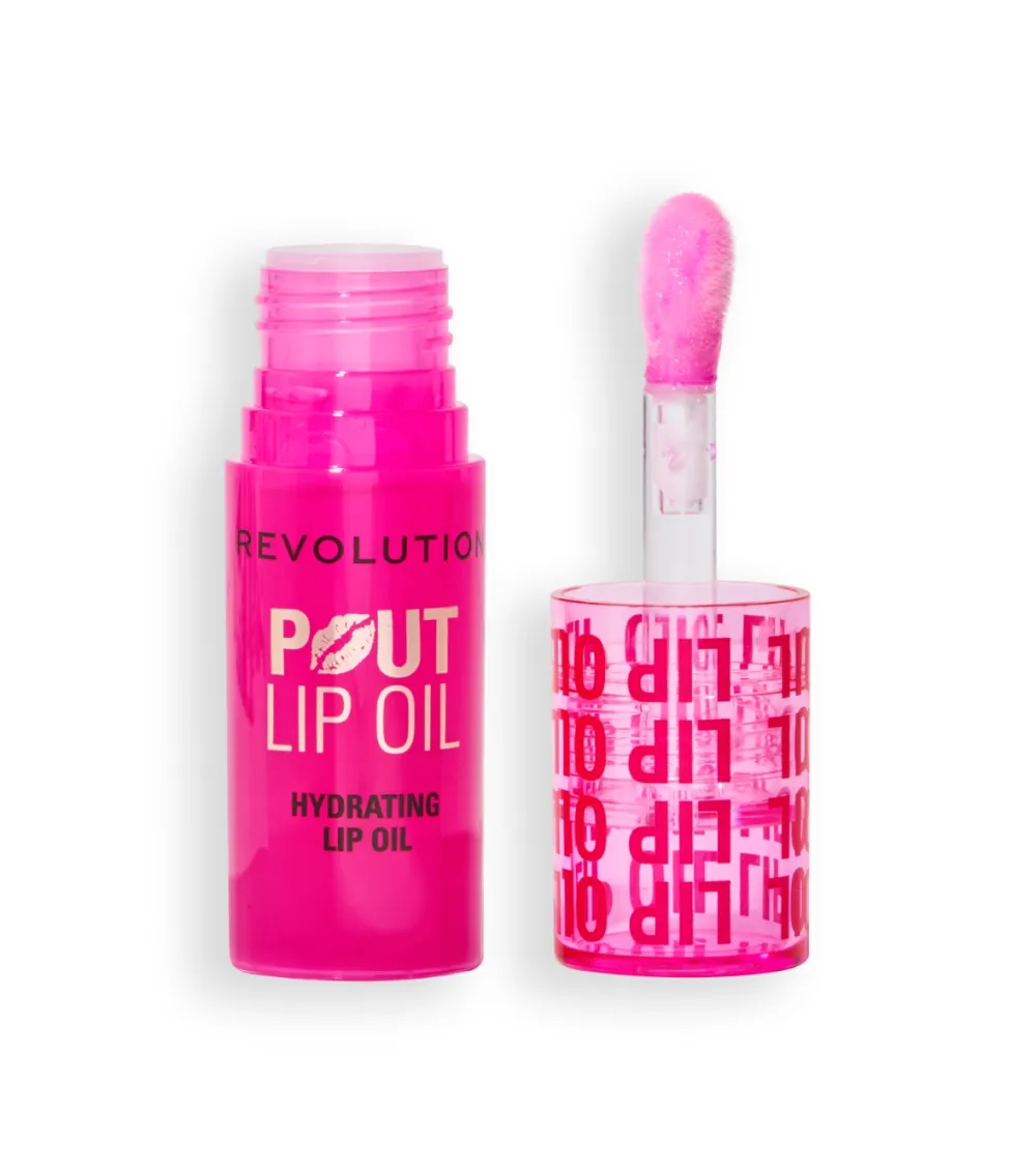 Revolution - Aceite labial Pout Lip - Raspberry Pink>Makeup Revolution Hot