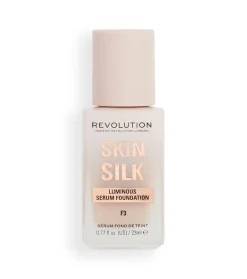 Revolution - Base de maquillaje Skin Silk Serum Foundation - F3>Makeup Revolution