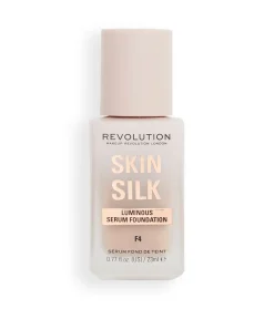 Revolution - Base de maquillaje Skin Silk Serum Foundation - F4>Makeup Revolution Outlet
