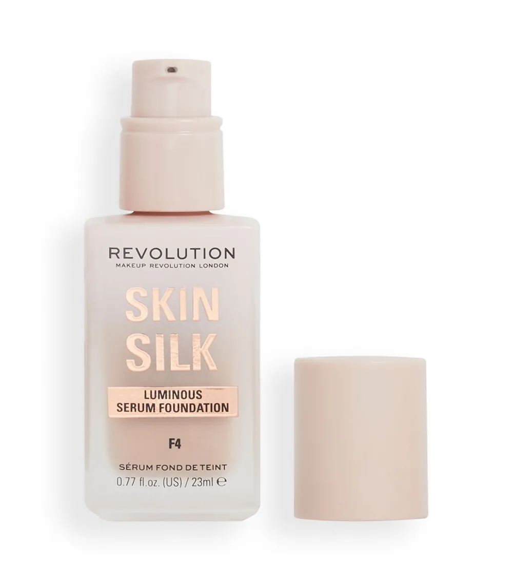 Revolution - Base de maquillaje Skin Silk Serum Foundation - F4>Makeup Revolution Outlet