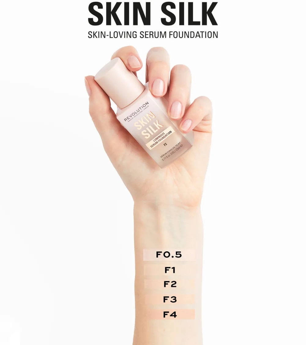 Revolution - Base de maquillaje Skin Silk Serum Foundation - F1>Makeup Revolution Discount