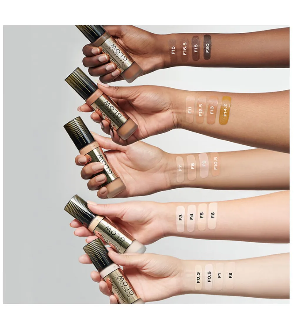 Revolution - Base de maquillaje Conceal & Glow - F13>Makeup Revolution Best
