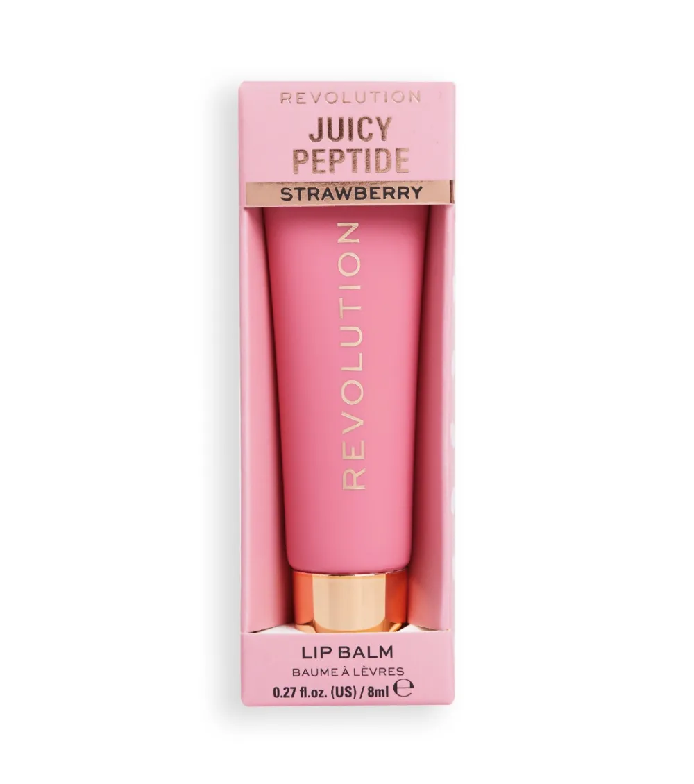Revolution - Bálsamo labial Juicy Peptide - Strawberry>Makeup Revolution Discount