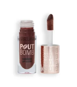 Revolution - Brillo de labios con Shimmer Pout Bomb - Chocolate Sparkle>Makeup Revolution Best