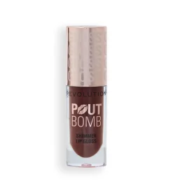 Revolution - Brillo de labios con Shimmer Pout Bomb - Chocolate Sparkle>Makeup Revolution Best