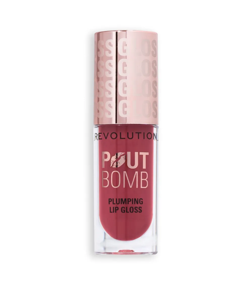 Revolution - Brillo de labios voluminizador Pout Bomb - Mauve Pink>Makeup Revolution New