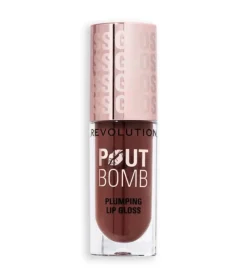 Revolution - Brillo de labios voluminizador Pout Bomb - Espresso Cool Nude><noscript><img width=