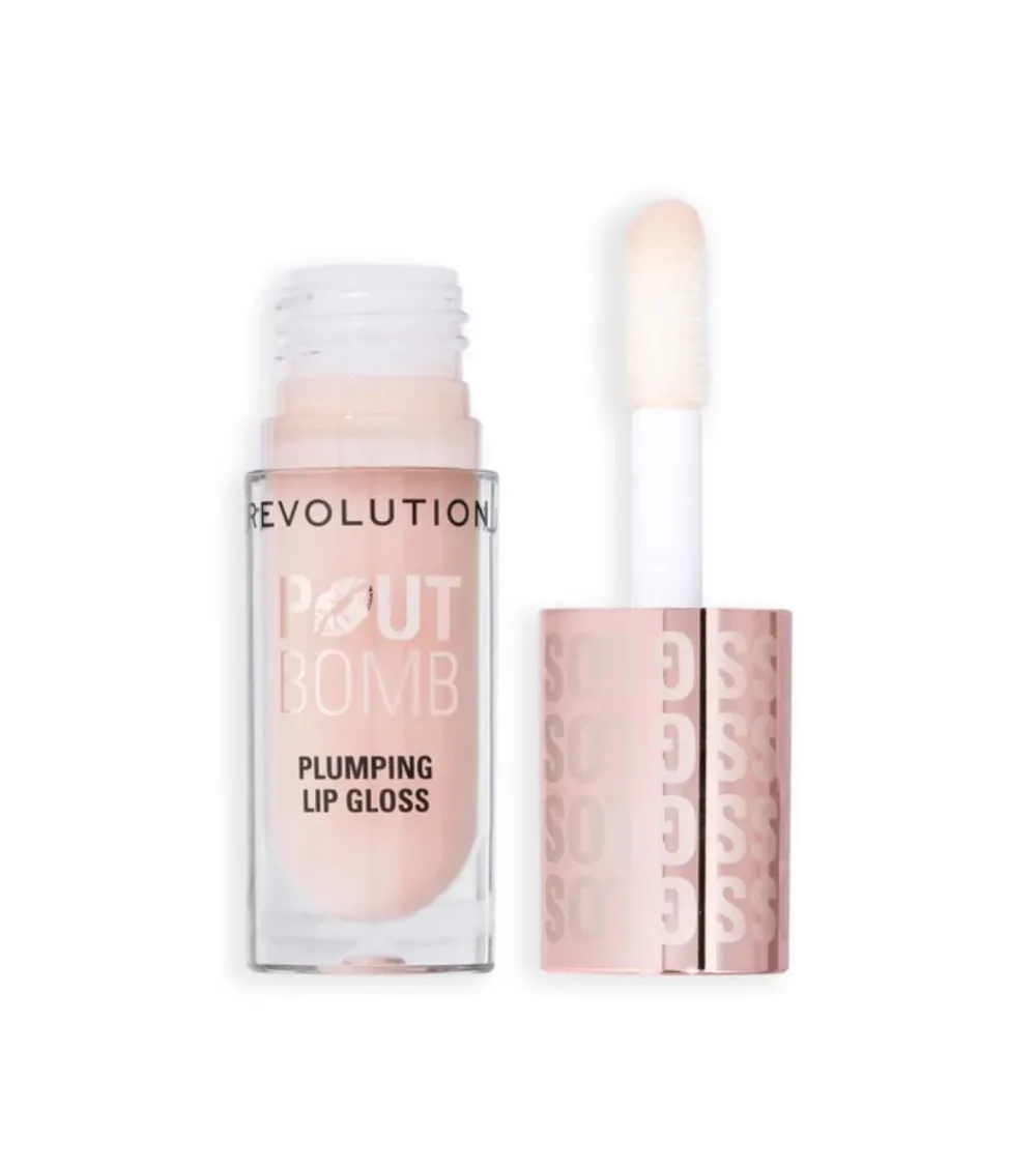 Revolution - Brillo de labios voluminizador Pout Bomb - Milky Sheer Holo>Makeup Revolution Outlet