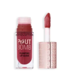 Revolution - Brillo de labios voluminizador Pout Bomb - Rosewood Rose Pink>Makeup Revolution Clearance
