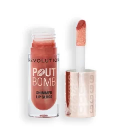 Revolution - Brillo de labios con Shimmer Pout Bomb - Nude Glow>Makeup Revolution