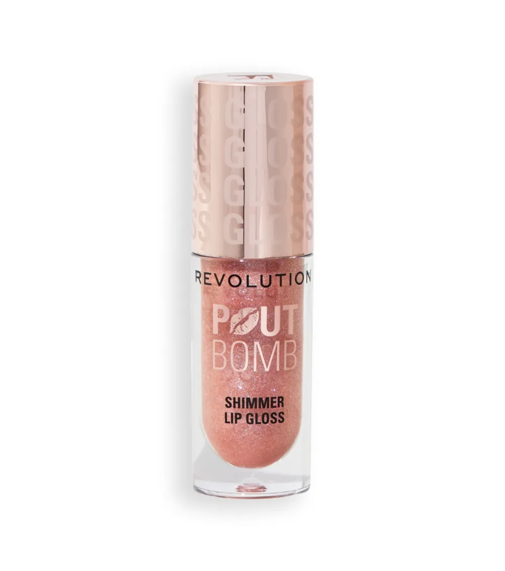Revolution - Brillo de labios con Shimmer Pout Bomb - Shimmer Nude>Makeup Revolution Outlet