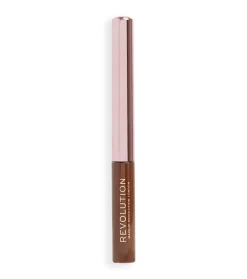 Revolution - Delineador de ojos líquido Super Flick - Brown>Makeup Revolution New