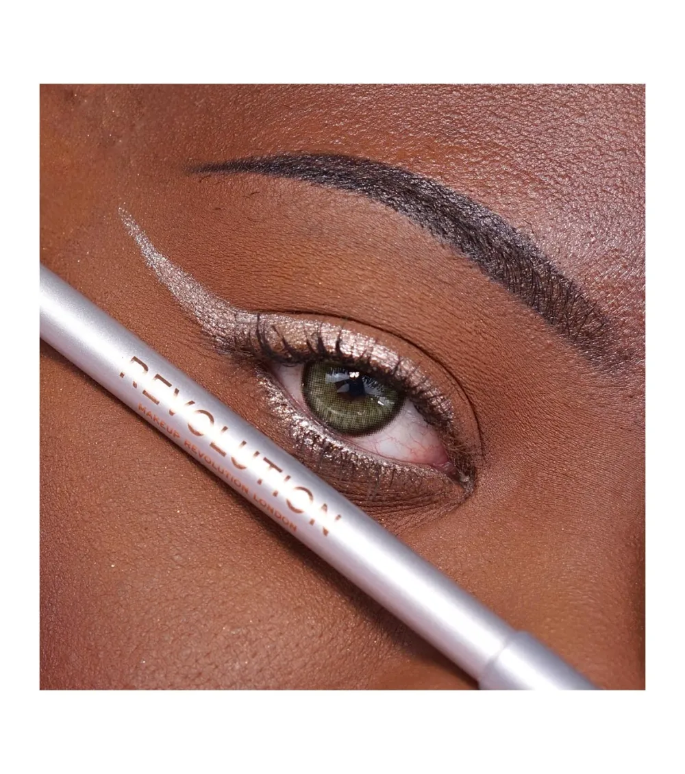 Revolution - Delineador de ojos Streamline Waterline Eyeliner Pencil - Silver>Makeup Revolution Online