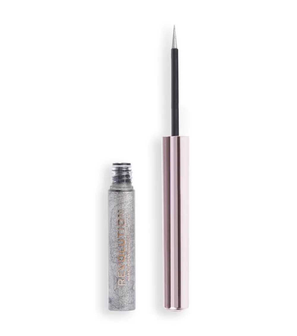 Revolution - *Festive Allure* - Delineador líquido Chromatic Liner - Silver Flash>Makeup Revolution New