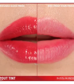 Revolution - Labial líquido Pout Tint - Sizzlin Red><noscript><img width=