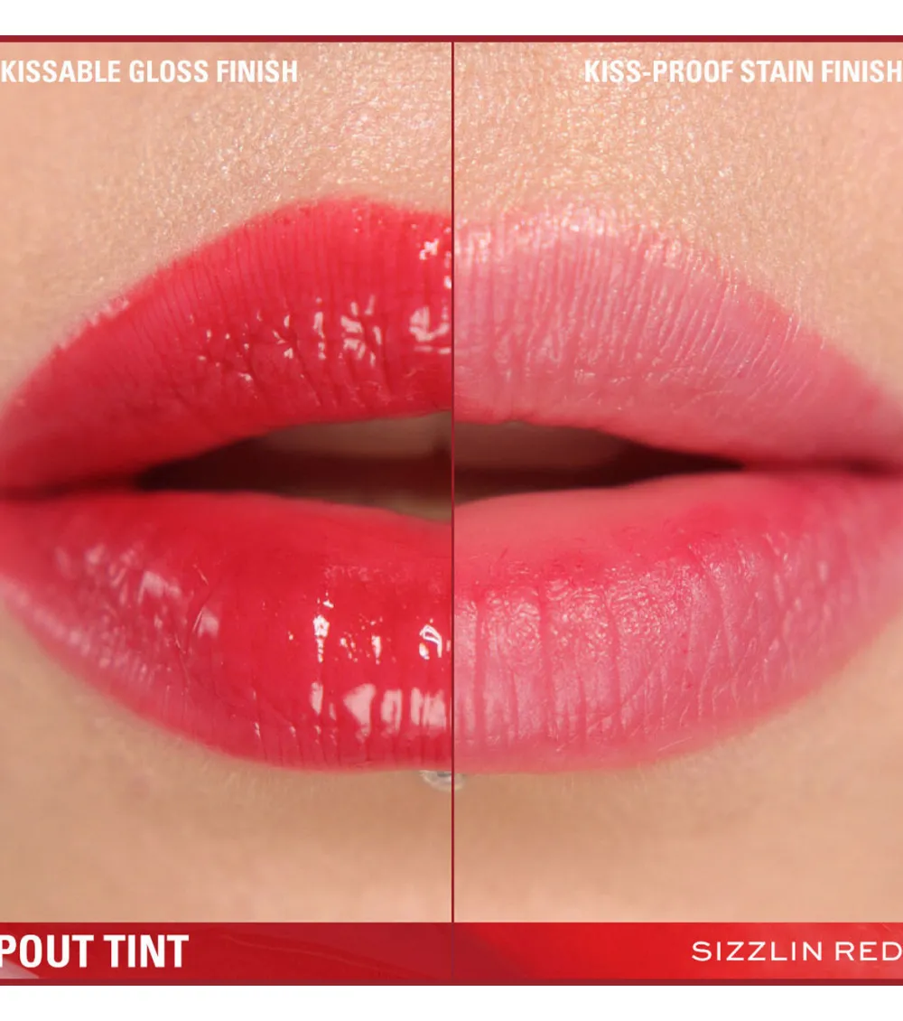 Revolution - Labial líquido Pout Tint - Sizzlin Red>Makeup Revolution Sale