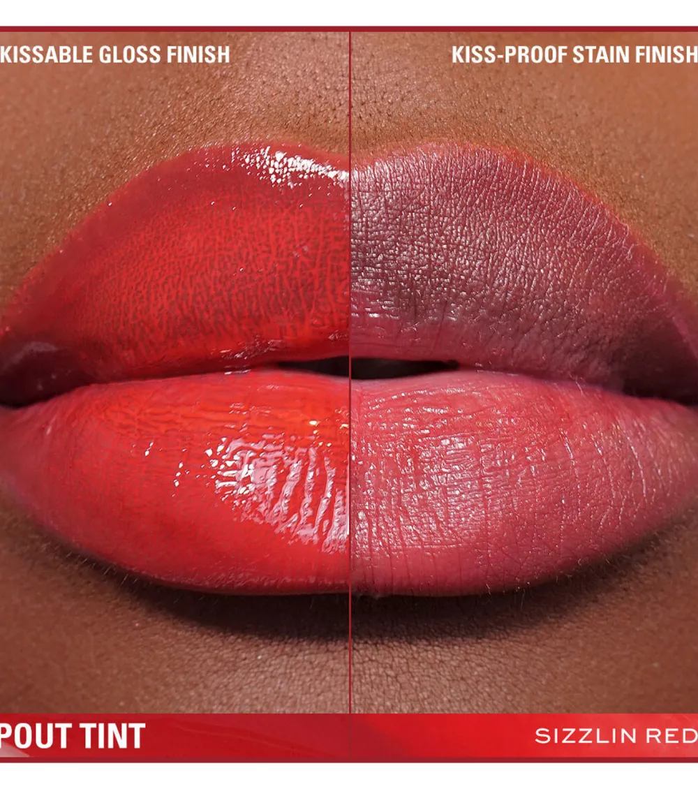 Revolution - Labial líquido Pout Tint - Sizzlin Red>Makeup Revolution Sale