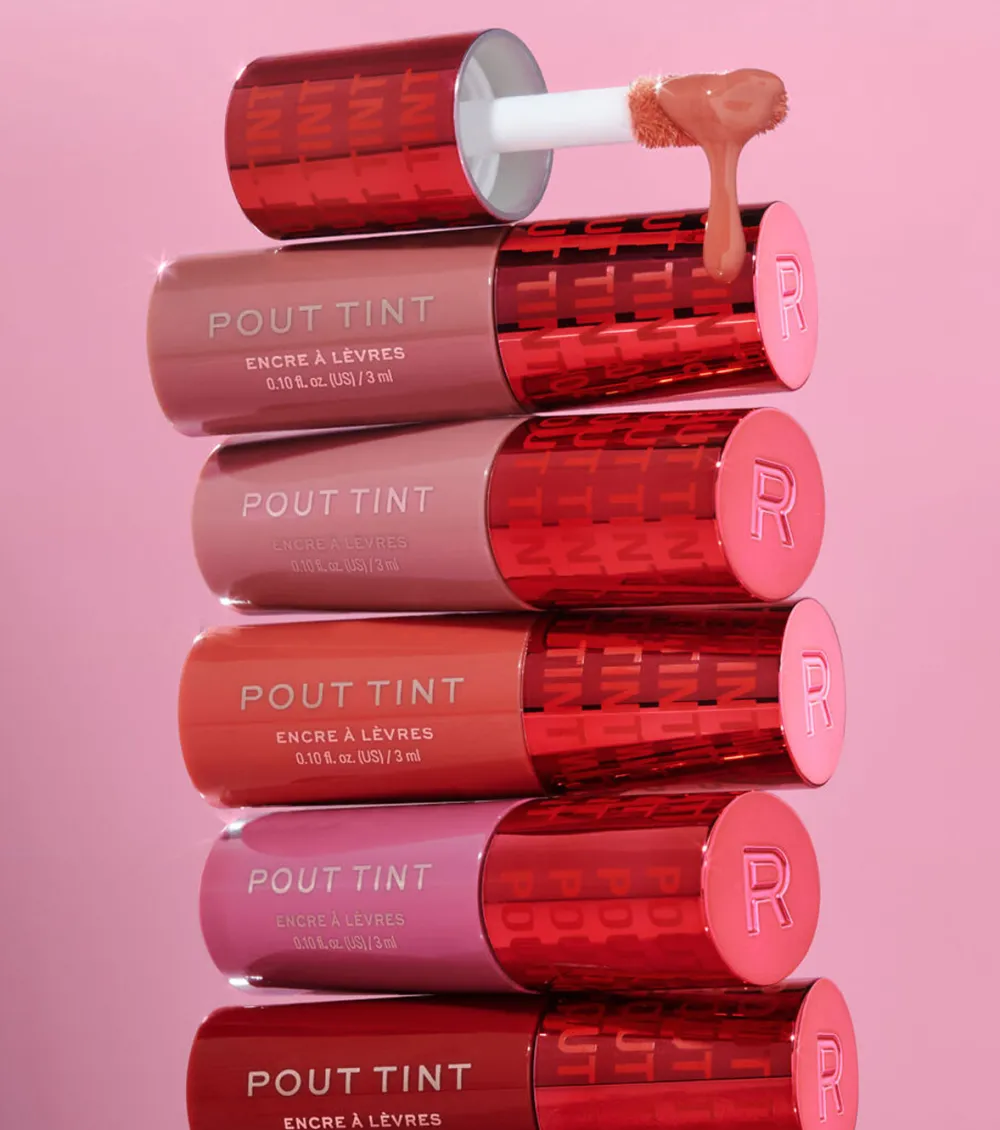Revolution - Labial líquido Pout Tint - Sizzlin Red>Makeup Revolution Sale