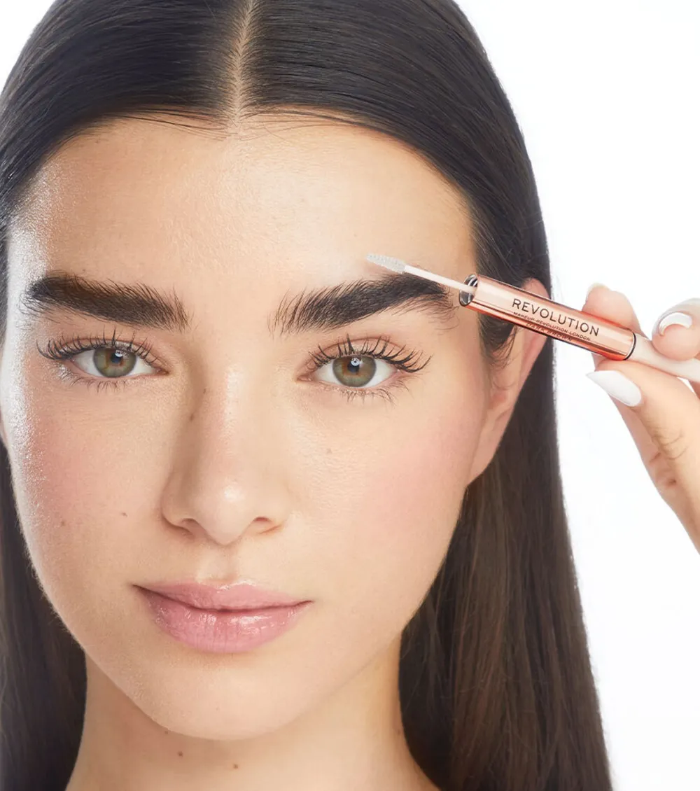 Revolution - Lápiz de cejas Fluffy Brow Filter Duo - Dark Brown>Makeup Revolution