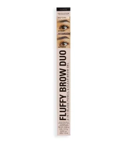 Revolution - Lápiz de cejas Fluffy Brow Filter Duo - Granite><noscript><img width=