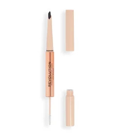 Revolution - Lápiz de cejas Fluffy Brow Filter Duo - Ash Brown>Makeup Revolution Sale