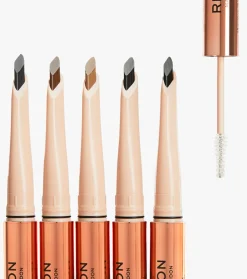 Revolution - Lápiz de cejas Fluffy Brow Filter Duo - Ash Brown><noscript><img width=