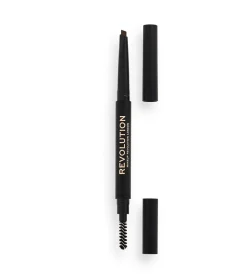 Revolution - Lápiz para cejas Duo Brow Definer - Medium Brown>Makeup Revolution Sale