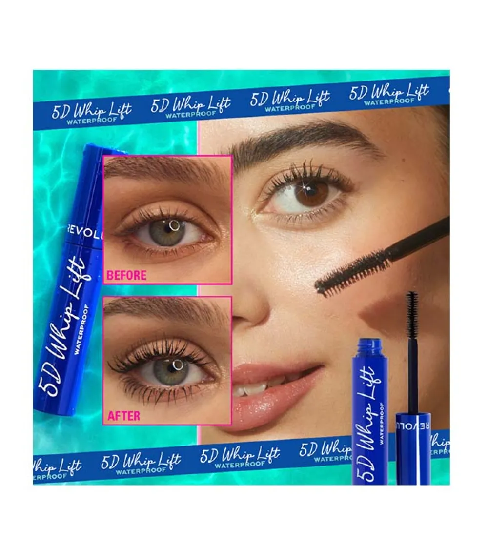 Revolution - Máscara de pestañas 5D Whip Lift>Makeup Revolution New