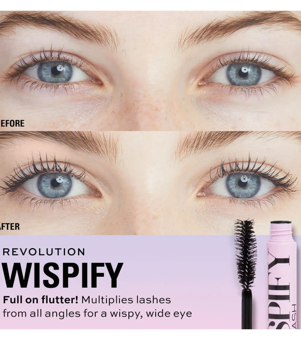 Revolution - Máscara de pestañas Wispify False Lash>Makeup Revolution Clearance