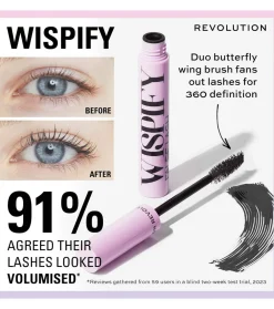 Revolution - Máscara de pestañas Wispify False Lash><noscript><img width=