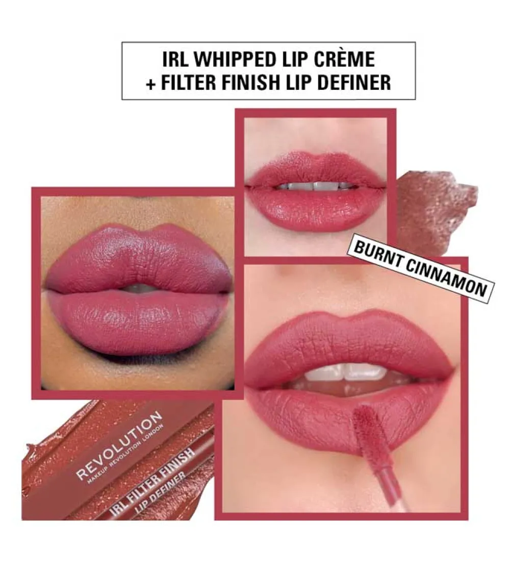 Revolution - Perfilador de labios IRL Filter Finish Lip Definer - Burnt Cinnamon>Makeup Revolution New