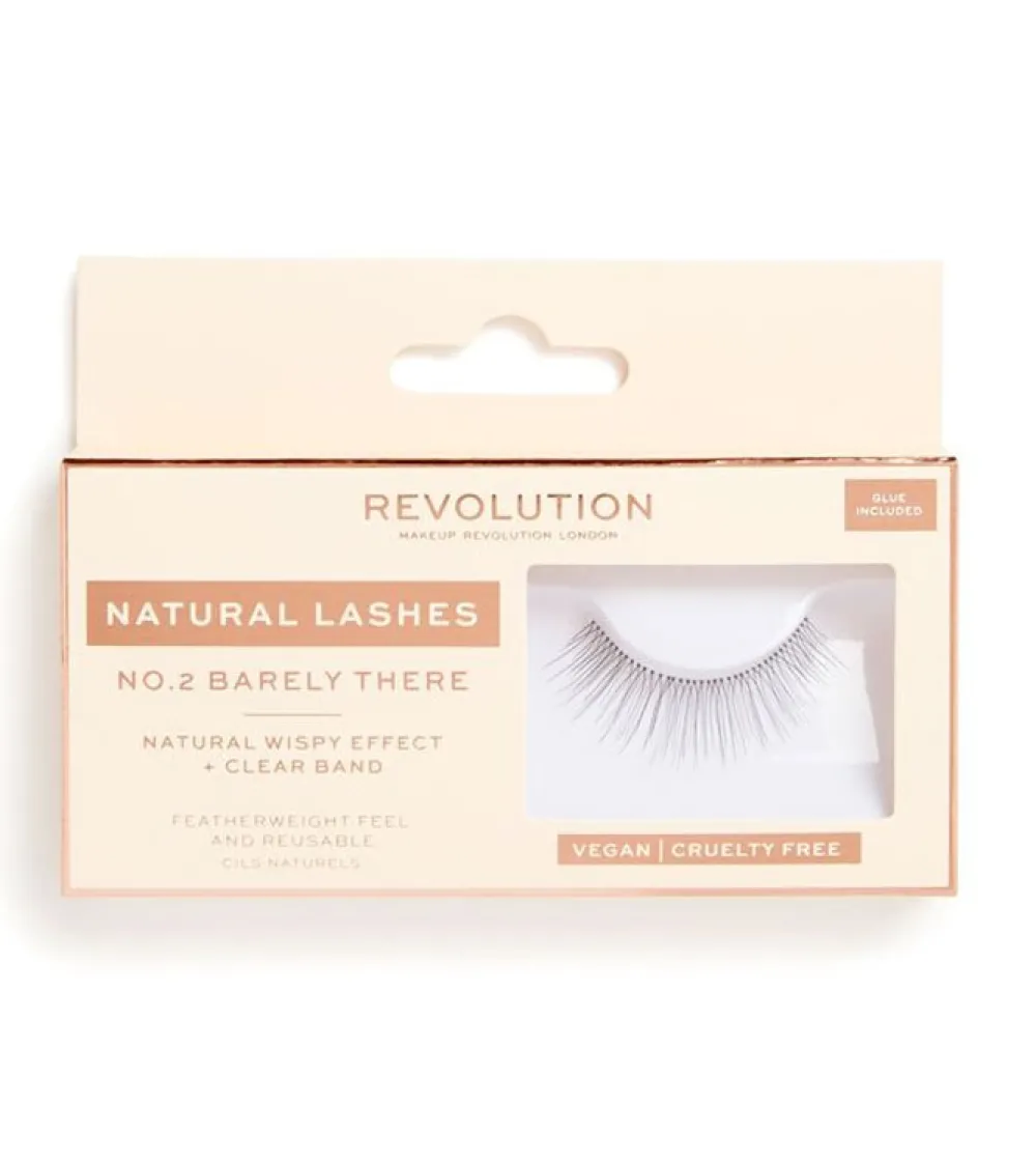 Revolution - Pestañas postizas Natural Lashes - Nº.2 Barely There>Makeup Revolution