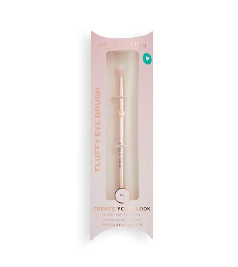 Revolution - Pincel para difuminar Fluffy Eye Create - R2>Makeup Revolution Best