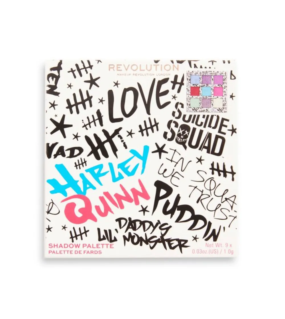 Revolution - *Revolution X DC Harley Quinn* - Paleta de sombras - Daddy’s Little Monster>Makeup Revolution Online