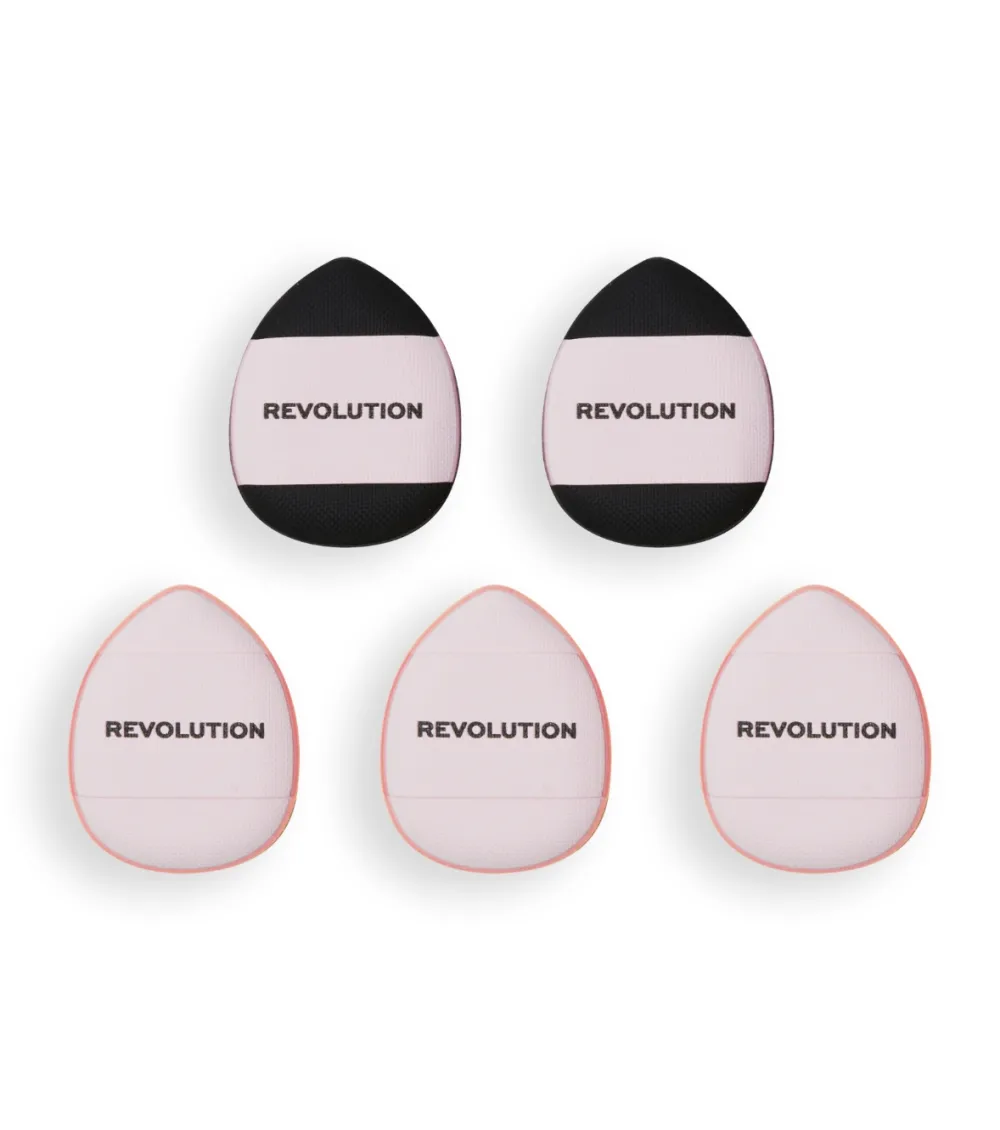 Revolution - Set de mini borlas de maquillaje Mini Finger Powder Puff>Makeup Revolution