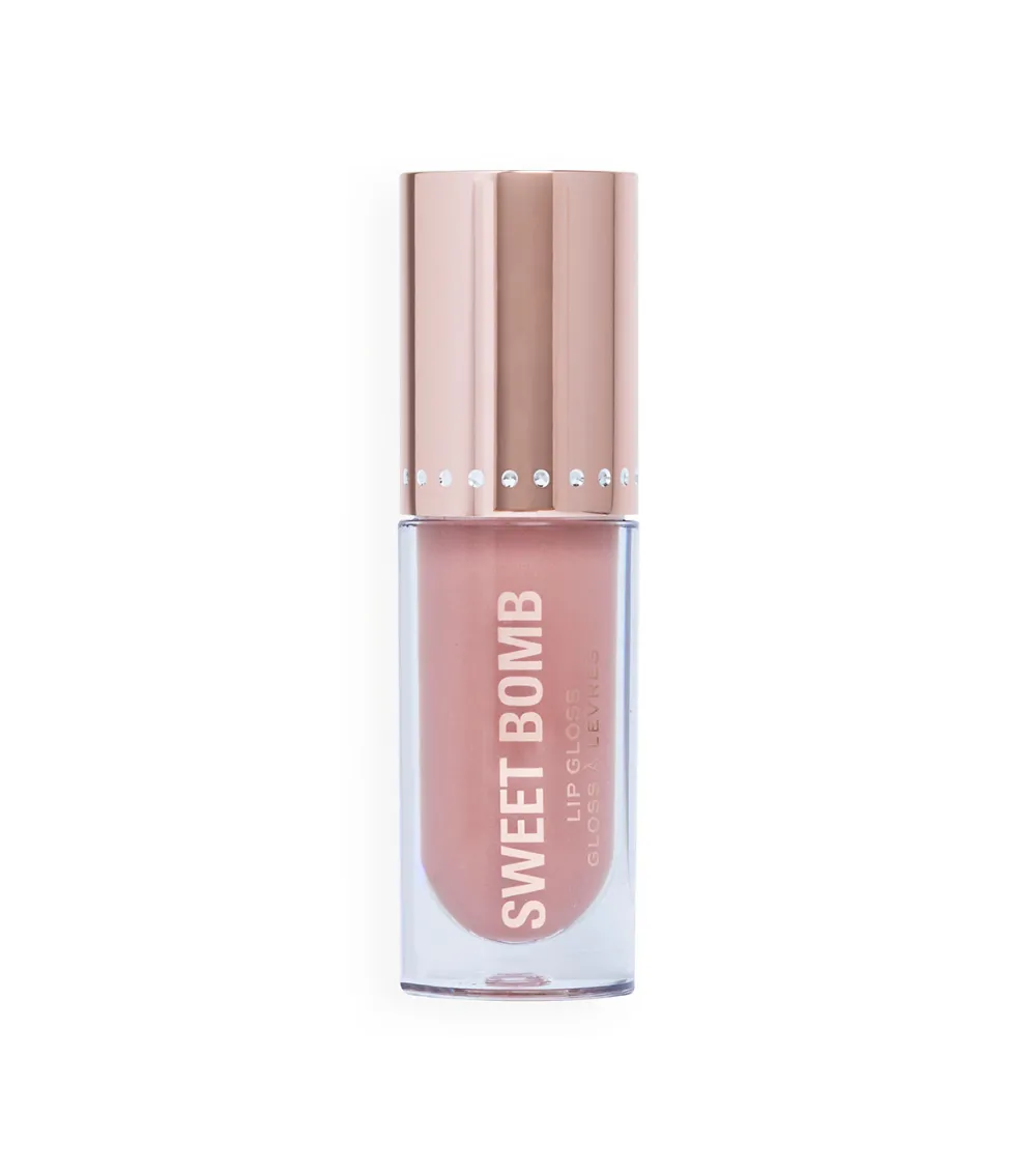 Revolution - *Y2K Baby* - Brillo de labios Sweet Bomb - Strawberry Swirl Nude>Makeup Revolution Clearance
